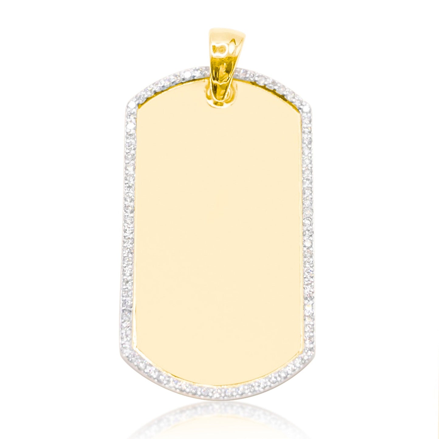 10K Gold Diamond Custom Memory Pendant 0.50CT