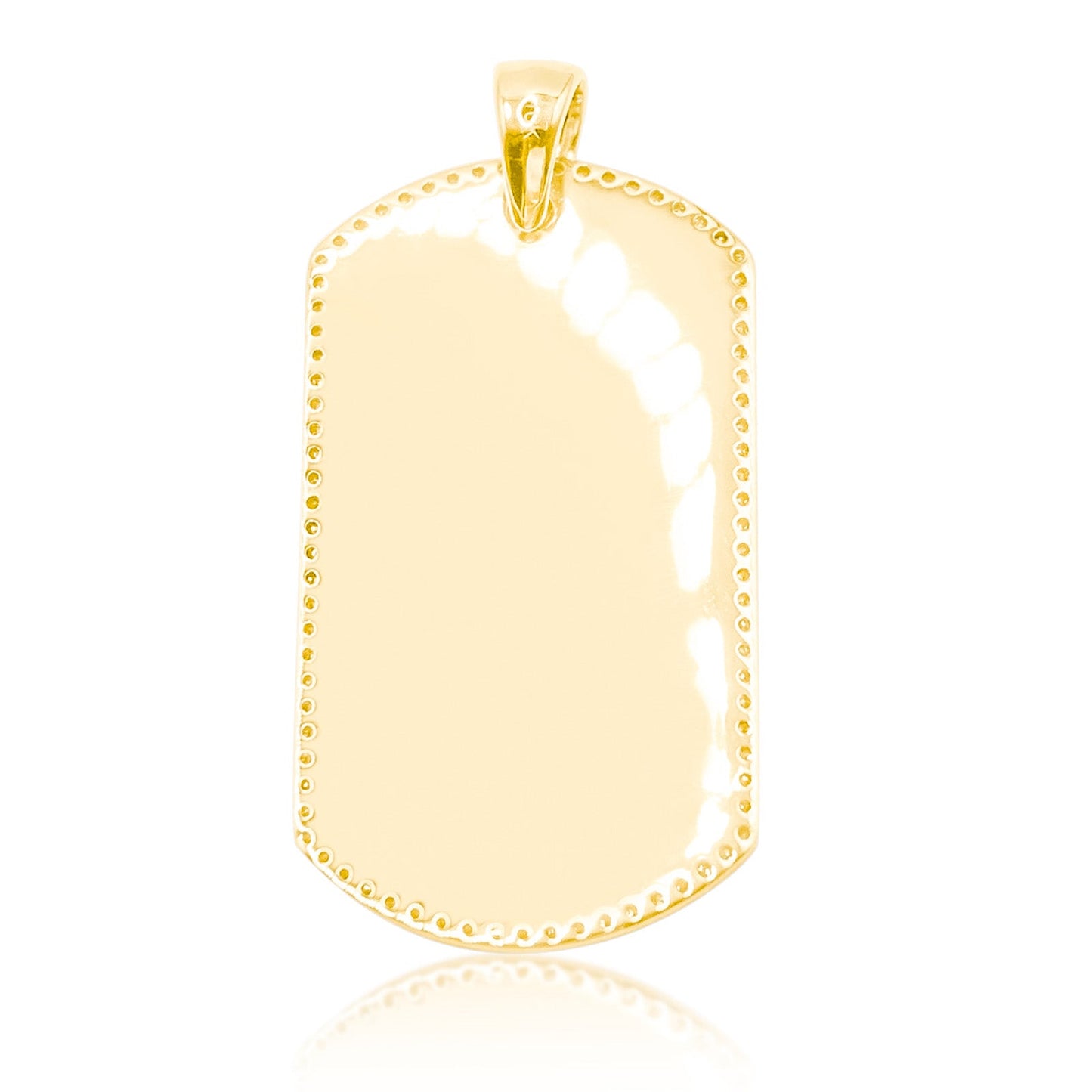 10K Gold Diamond Custom Memory Pendant 0.50CT