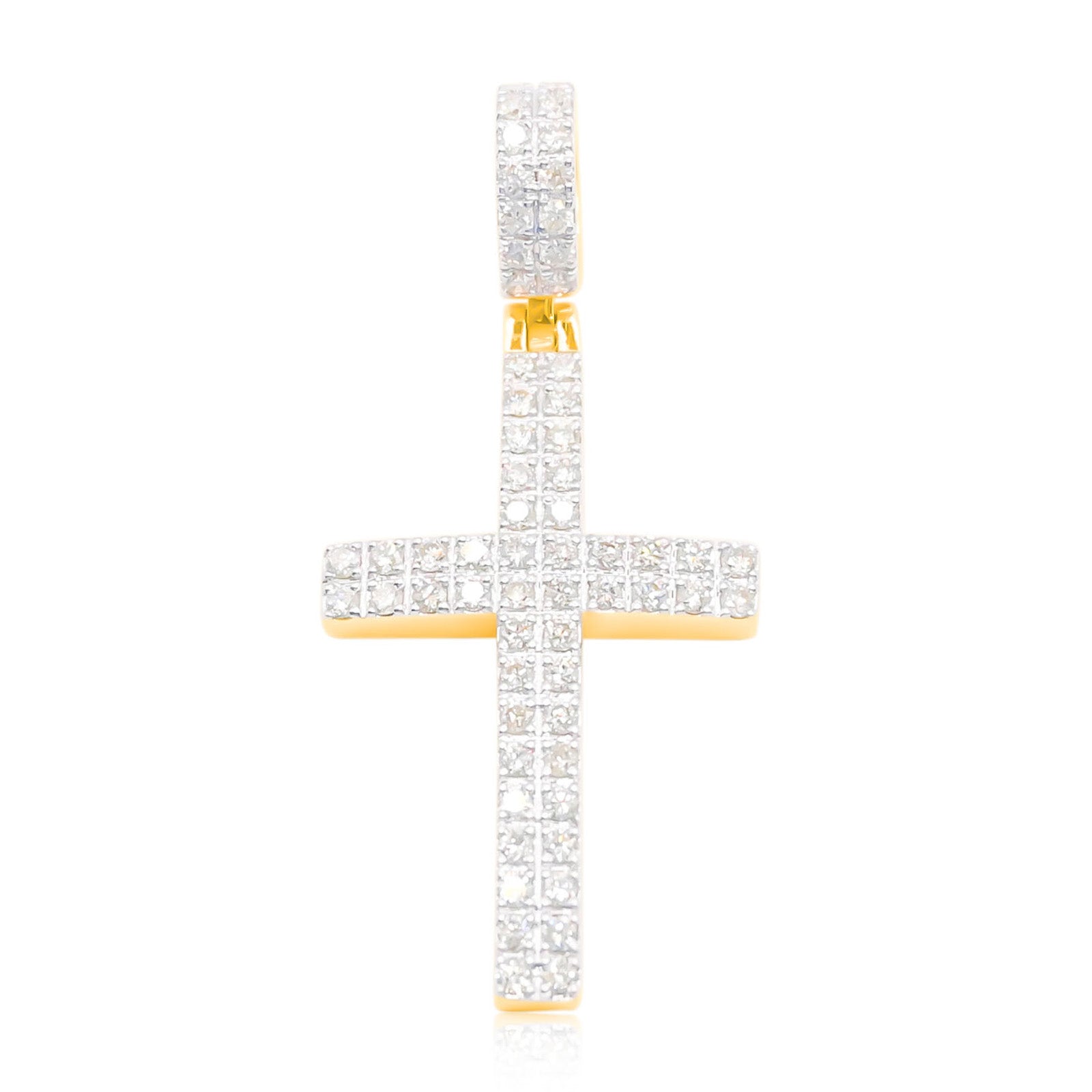 10K Gold Diamond Pendant 1.00CT