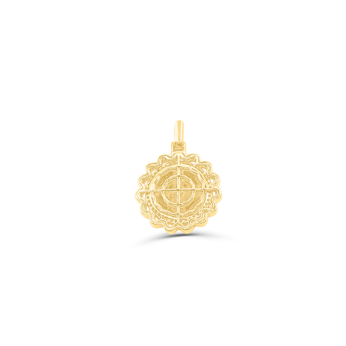 10K Gold Diamond Custom Memory Pendant 1.02CT