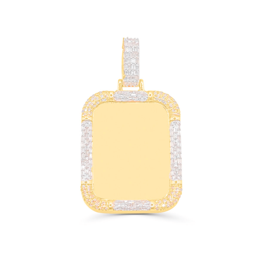 10K Gold Diamond Custom Memory Pendant 1.20CT