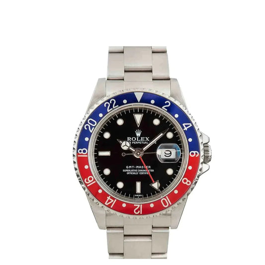 Rolex GMT-Master Pepsi 40mm Oyster Stainless Steel Watch 16700