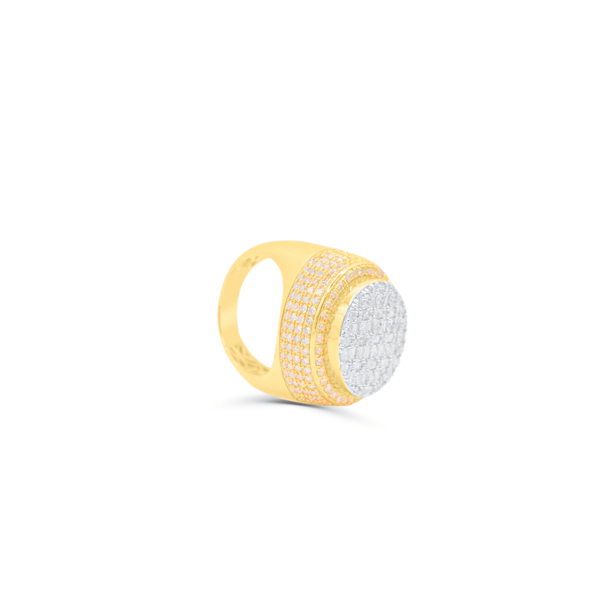 10K Gold Diamond Men's Ring 4.85CT