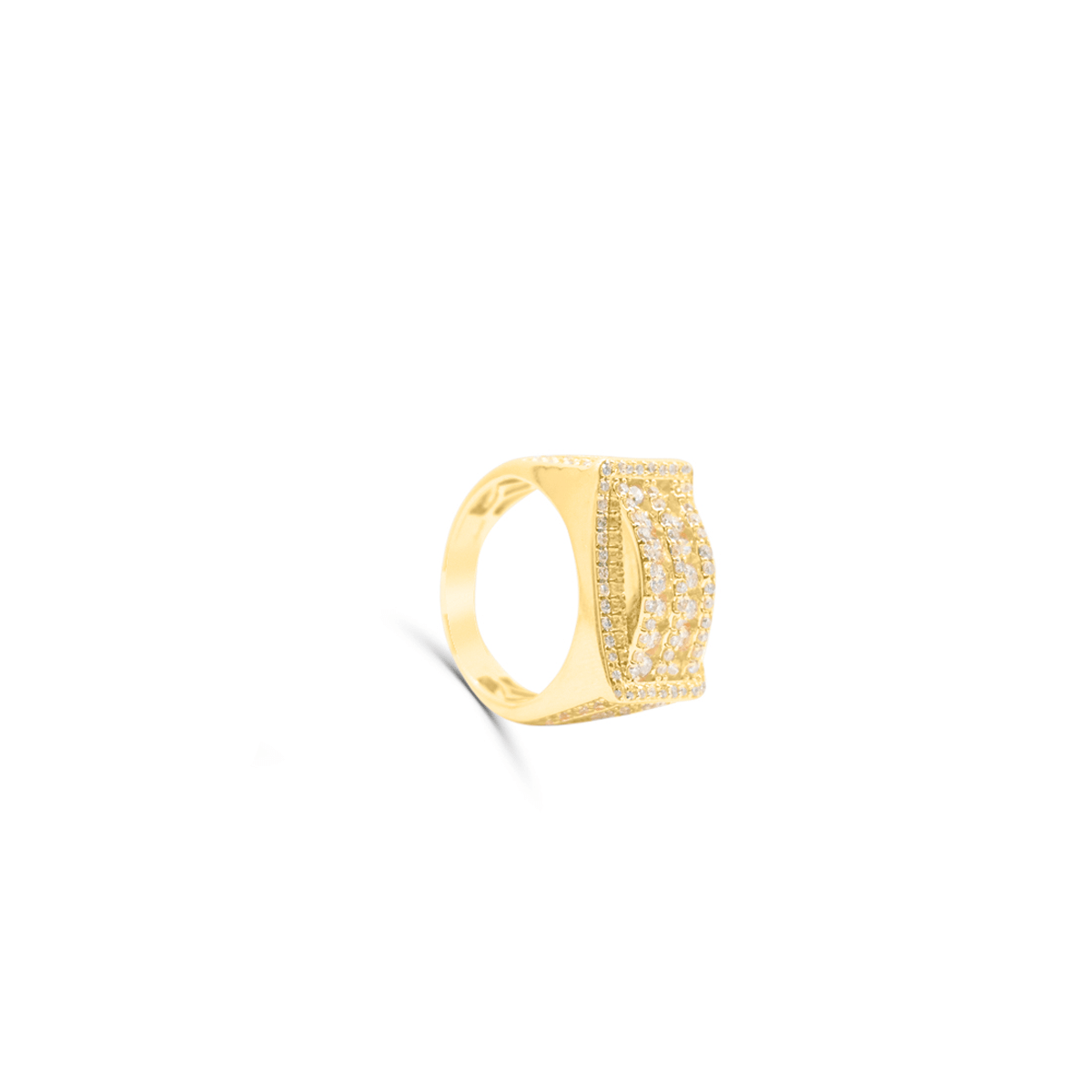 10K Gold Diamond Men's Ring 2.55CT