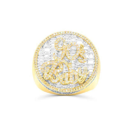 10K Gold Diamond Men's Ring 2.03CT
