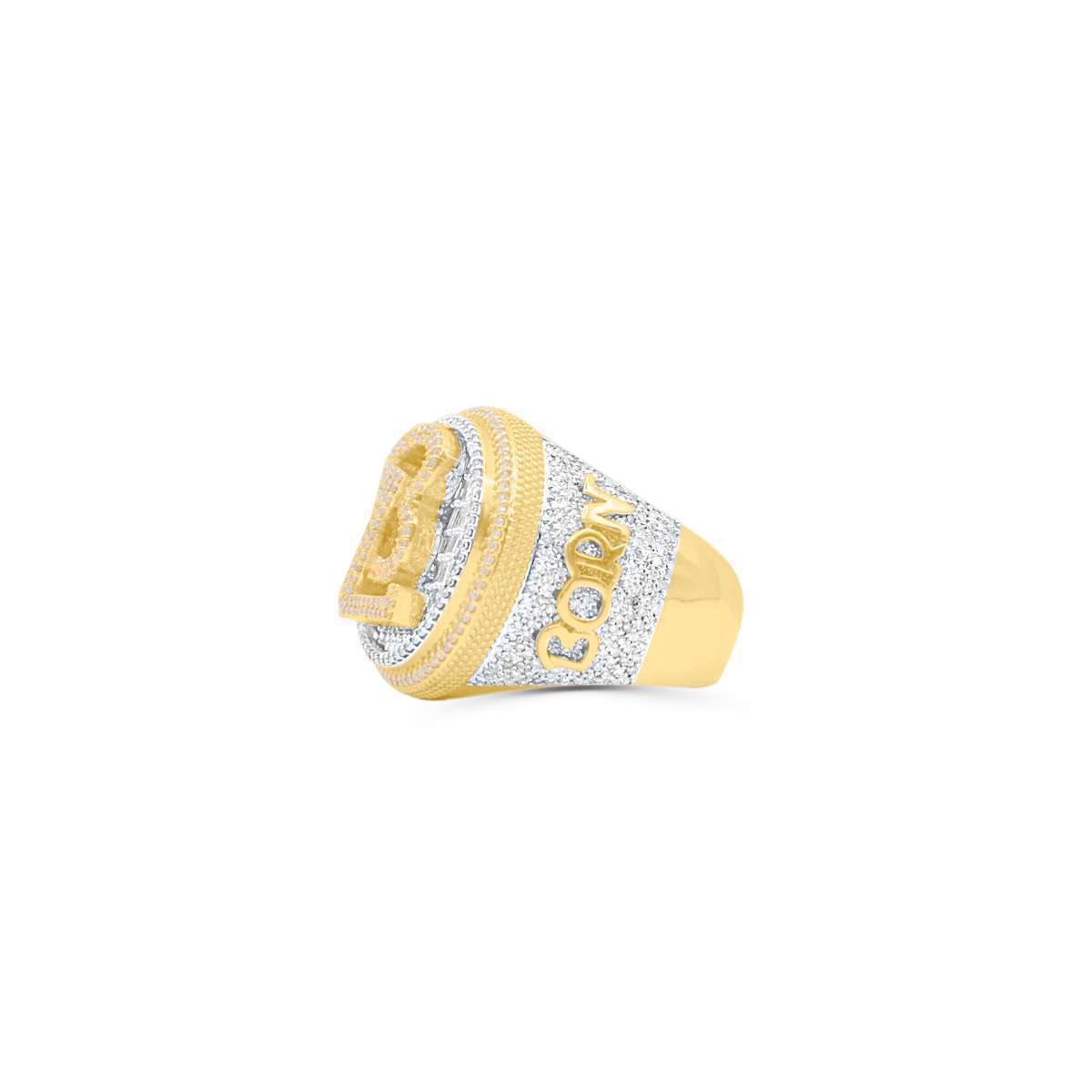 10K Gold Diamond Men's Ring 2.60CT