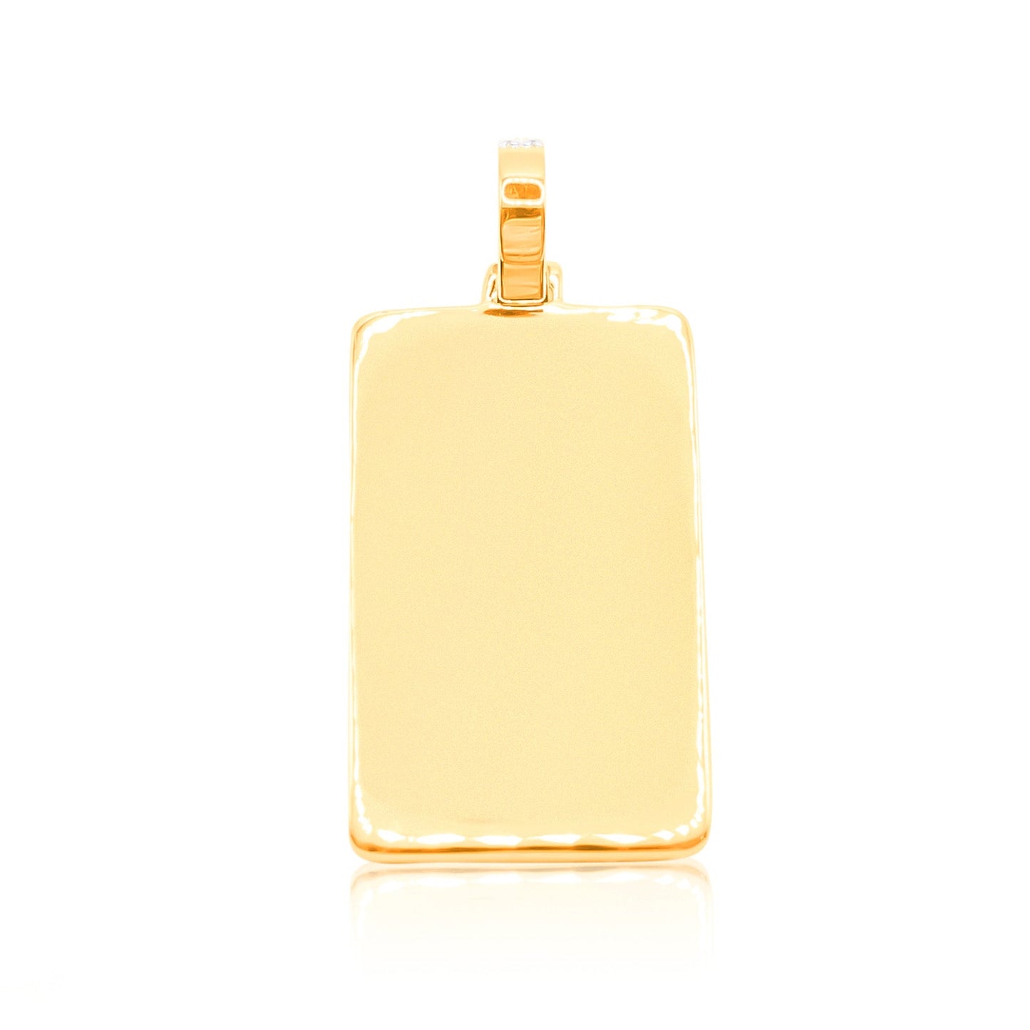 10K Gold Diamond Custom Memory Pendant 3.05CT