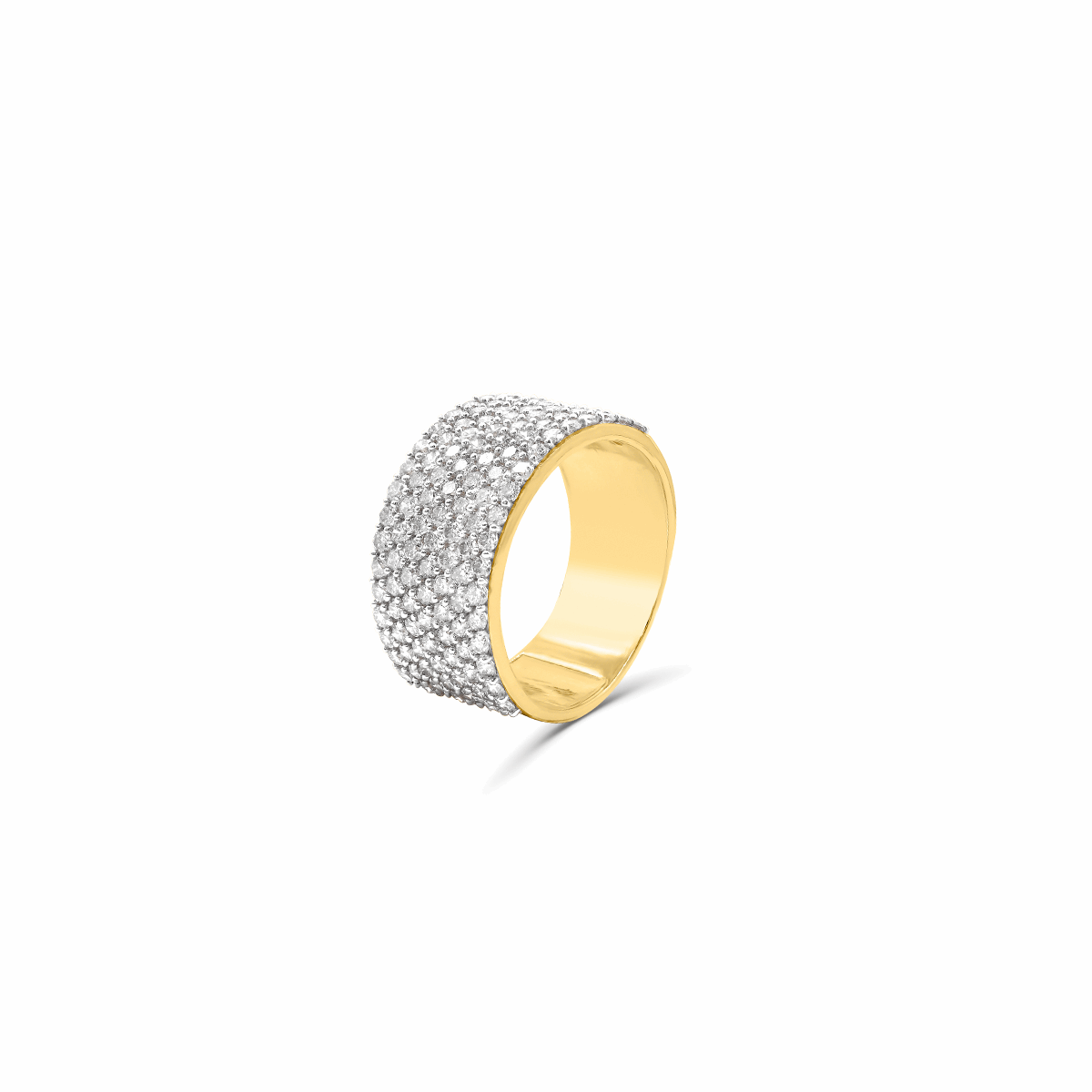 10K Gold Diamond Men's Ring 2.50CT