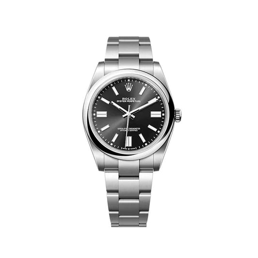 Rolex Oyster Perpetual 41mm Black Dial Oyster Stainless Steel Watch 124300