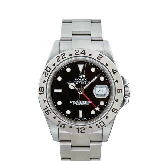 Rolex Explorer II 40mm Black Dial Oyster Stainless Steel Watch 16570T