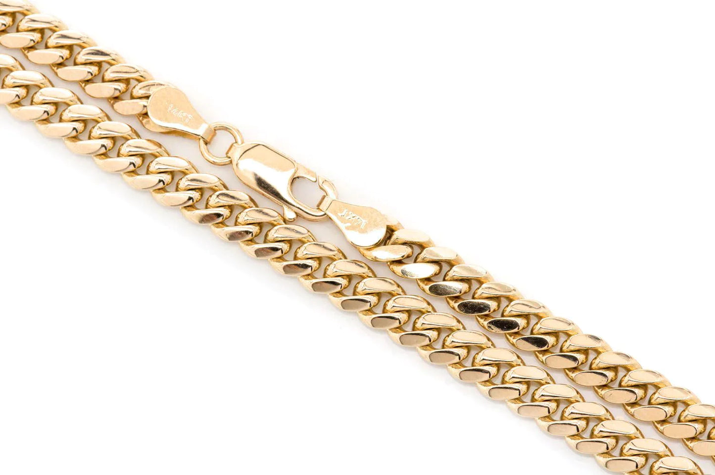 5mm 10K Solid Gold Miami Cuban Chain