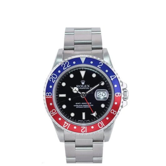 Rolex GMT-Master Pepsi 40mm Oyster Stainless Steel Watch 16700
