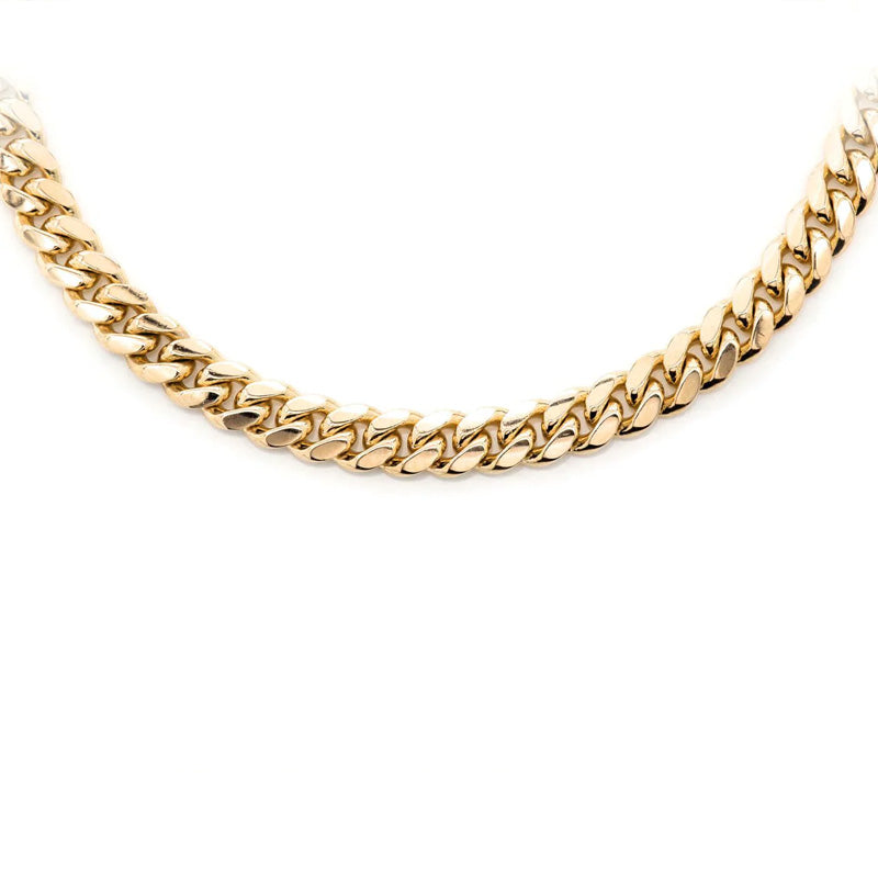 5mm 10K Solid Gold Miami Cuban Chain