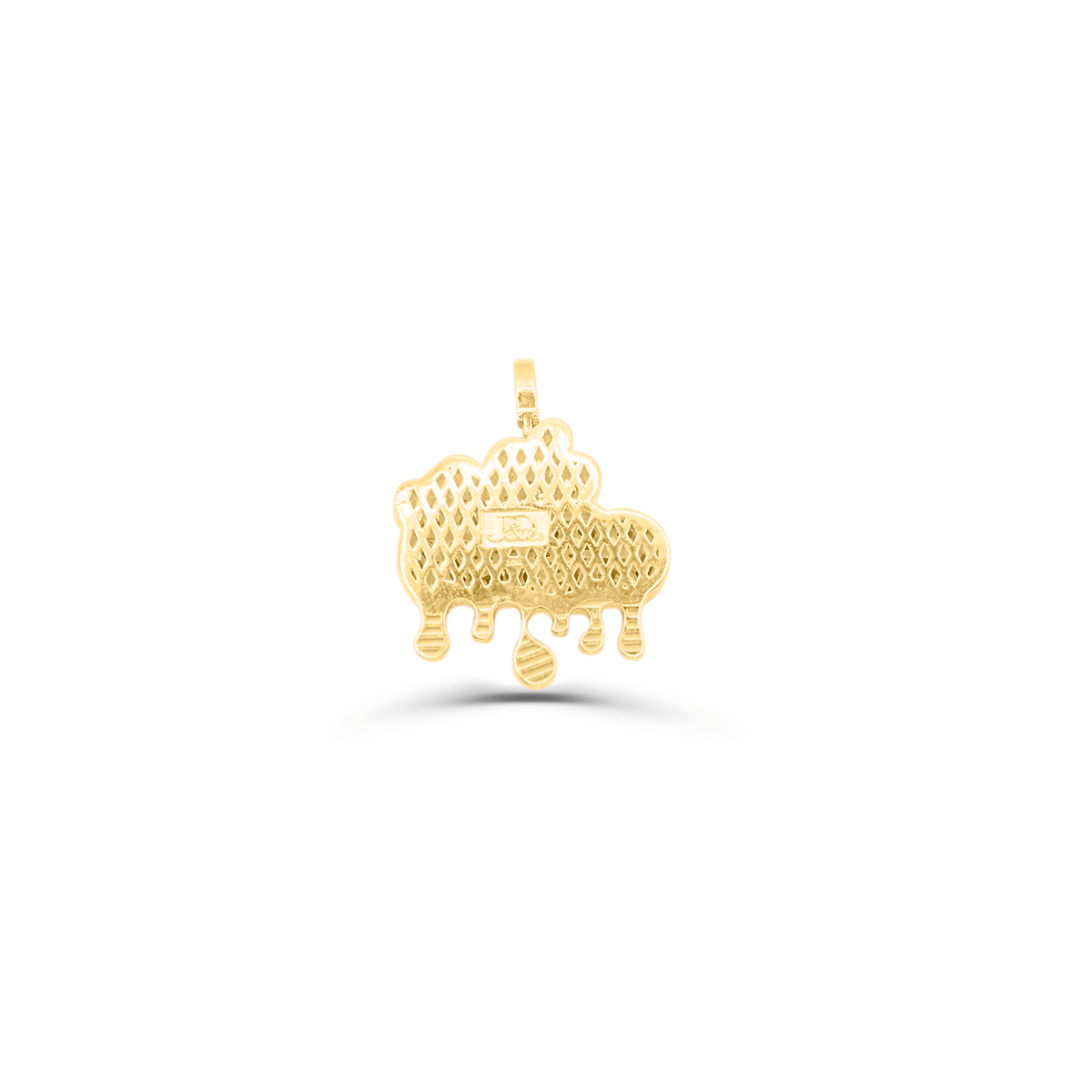 10K Gold Diamond Allah Pendant 8.00CT