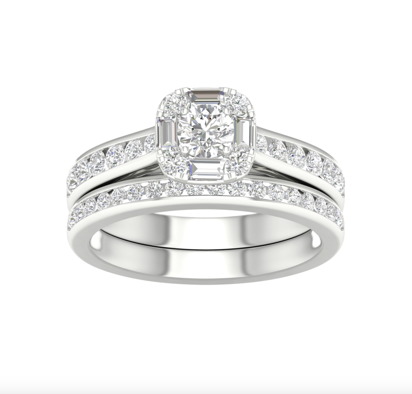 14KT Gold Diamond Women's Ring 1.00CTW