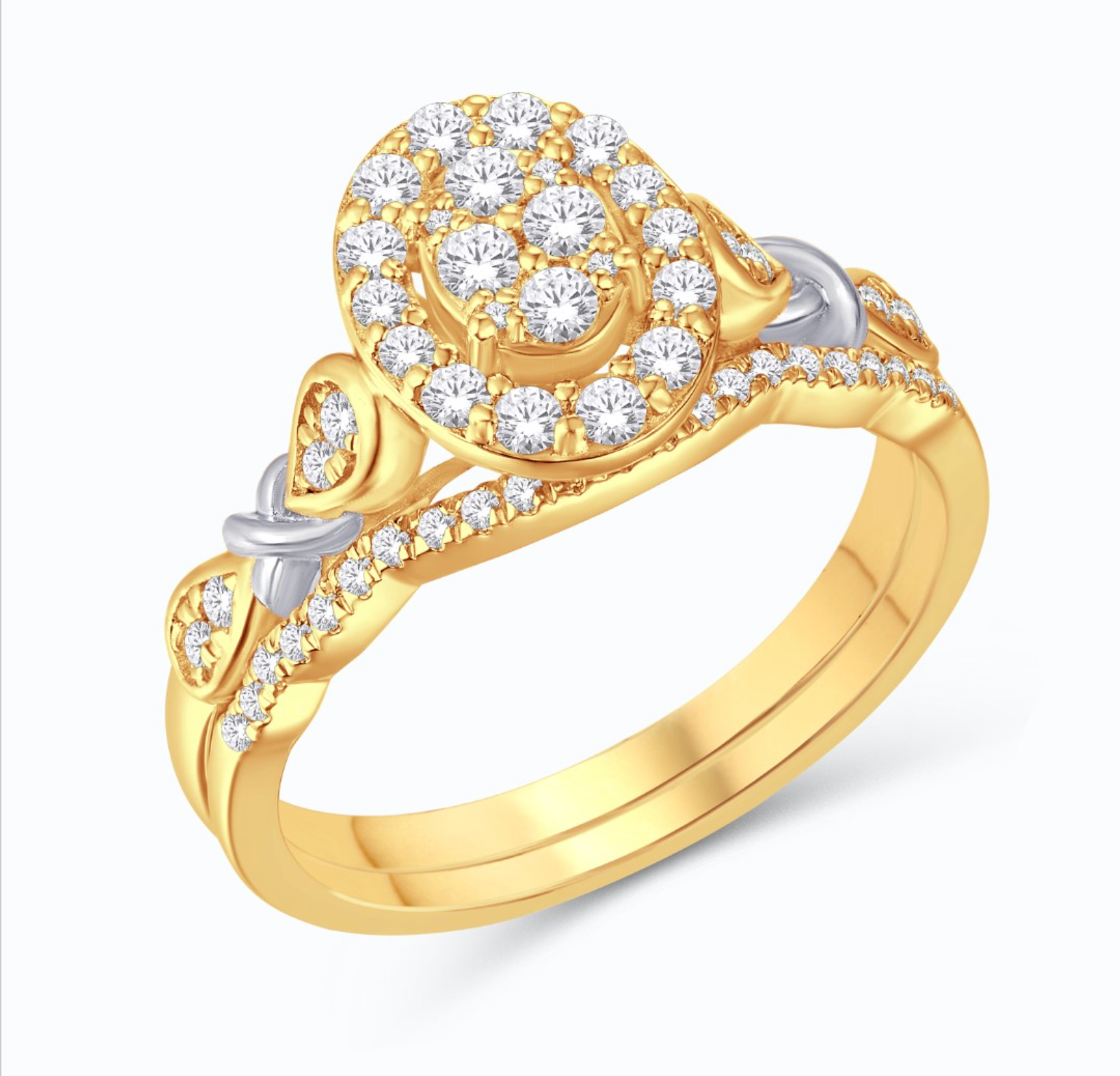 10KT Gold Diamond Women's Ring 0.50CTCTW