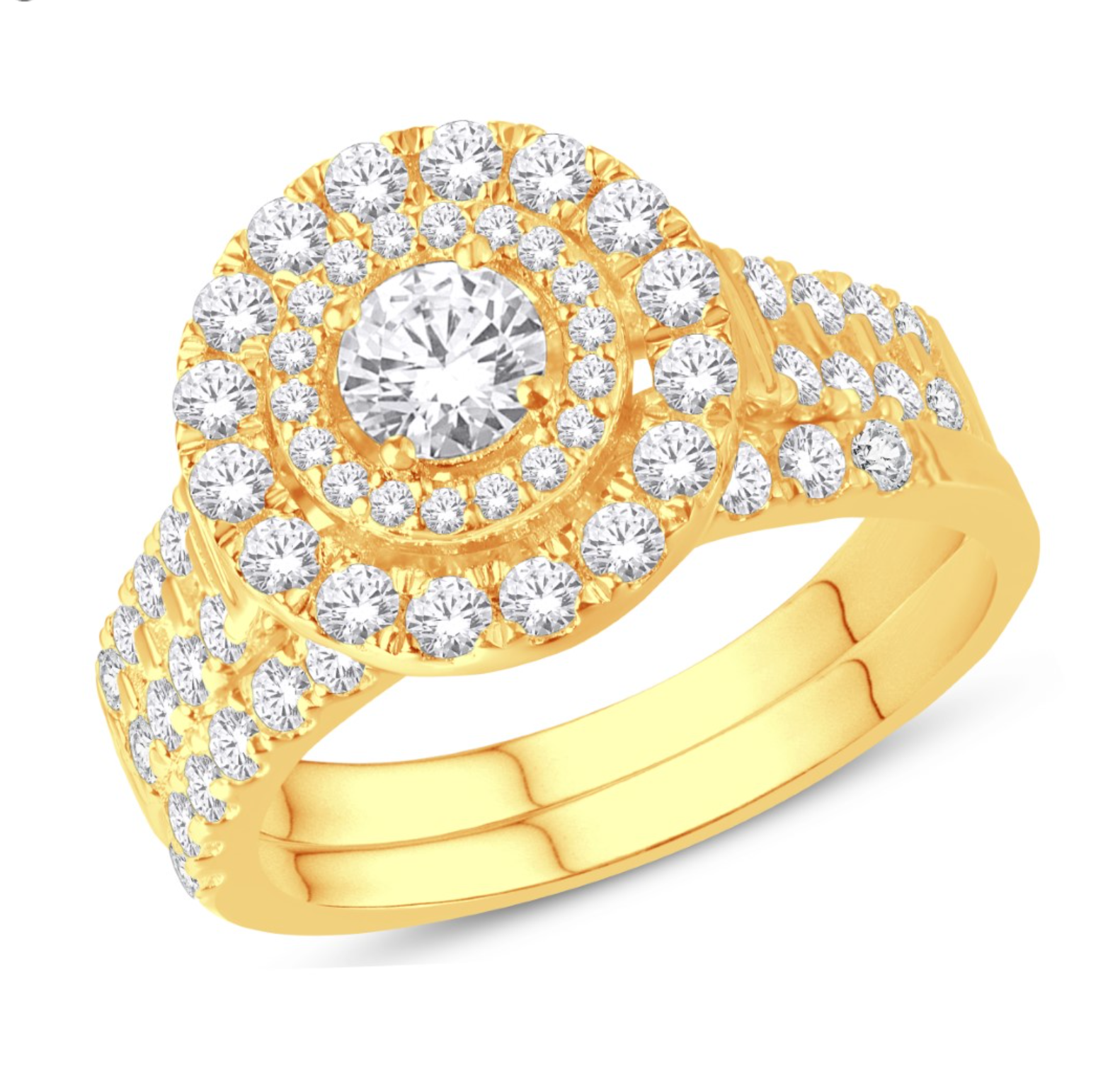 10KT Gold Diamond Women's Ring 1.57CTCTW