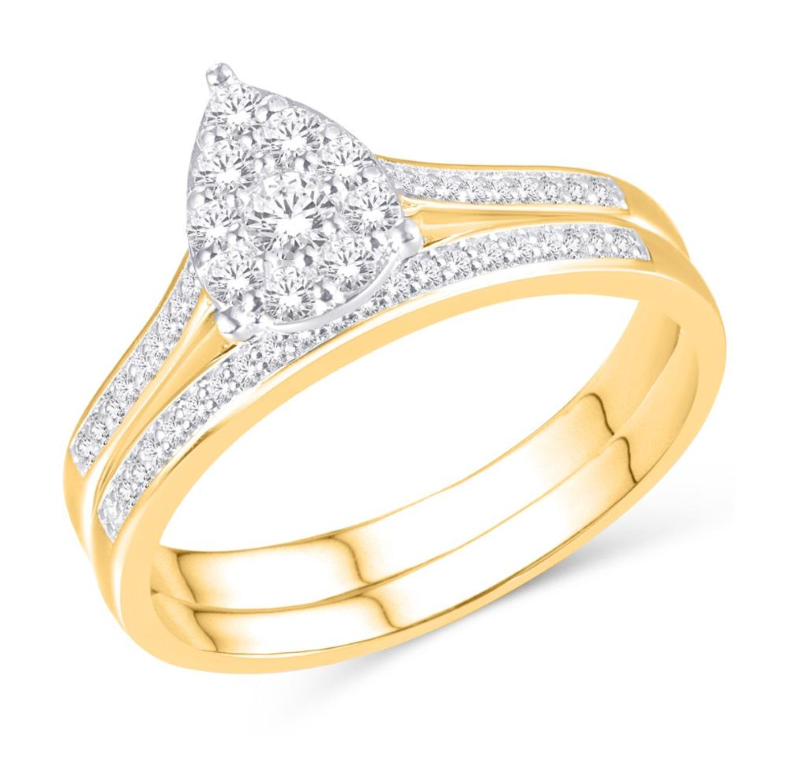 14KT Gold Diamond Women's Ring 0.34CTW