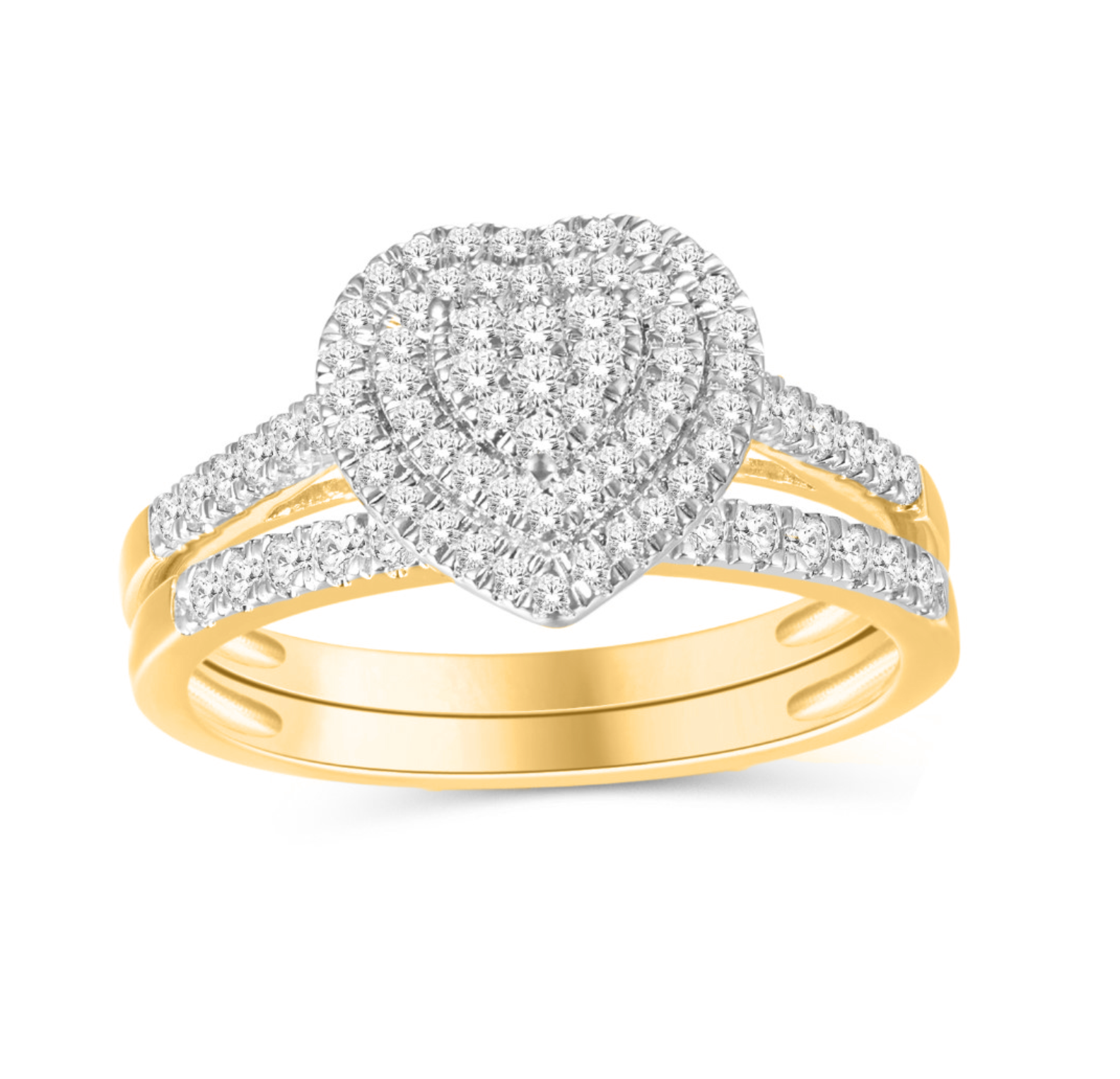 10KT Gold Diamond Women's Ring 0.45CTW