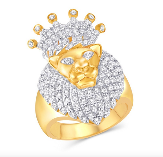 14K Gold Diamond Men's Ring 2.00CT