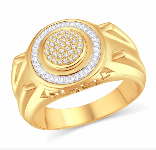 10K Gold Diamond Men's Ring 0.47CT