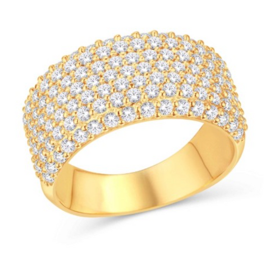 14K Gold Diamond Men's Ring 3.00CT