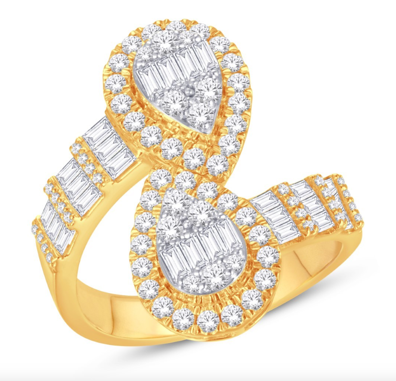 10KT Gold Diamond Women's Ring 1.00CTW