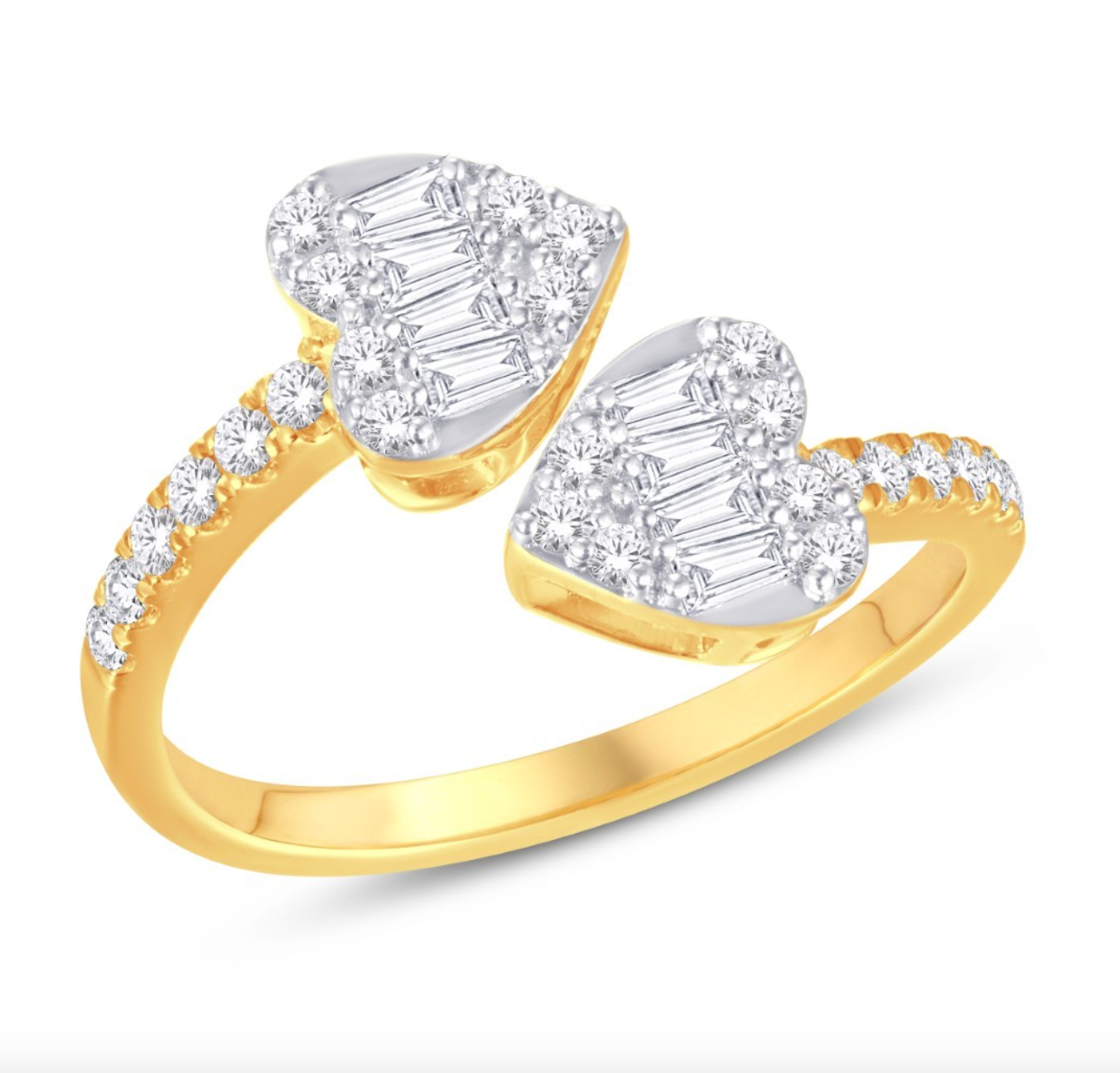 10KT Gold Diamond Women's Ring 0.50CTW
