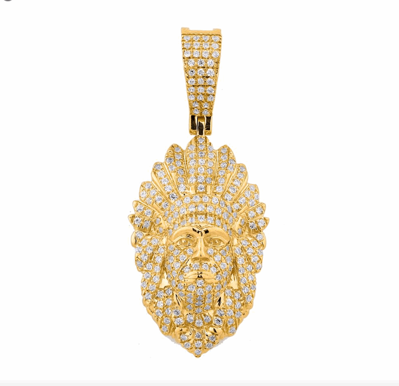 10K Gold Diamond Pendant 0.68CT