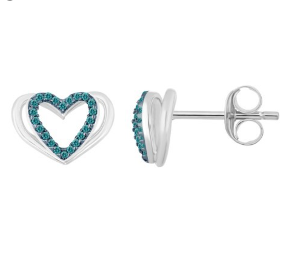 14K Gold Diamond Stud Earring