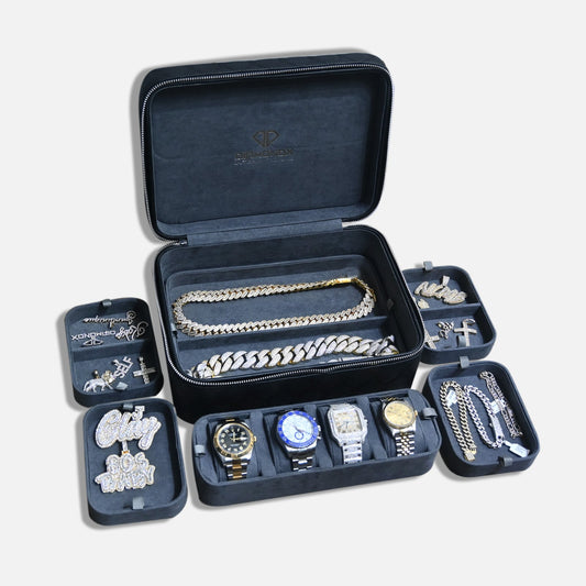 GoldX Leather Jewelry Case