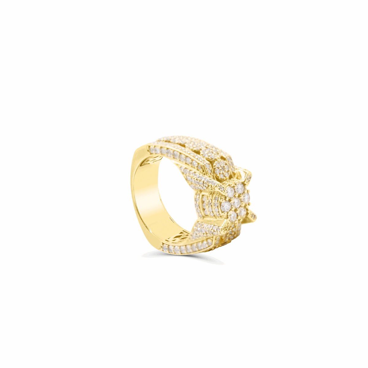 10K Gold Diamond Men's Ring 3.25CT