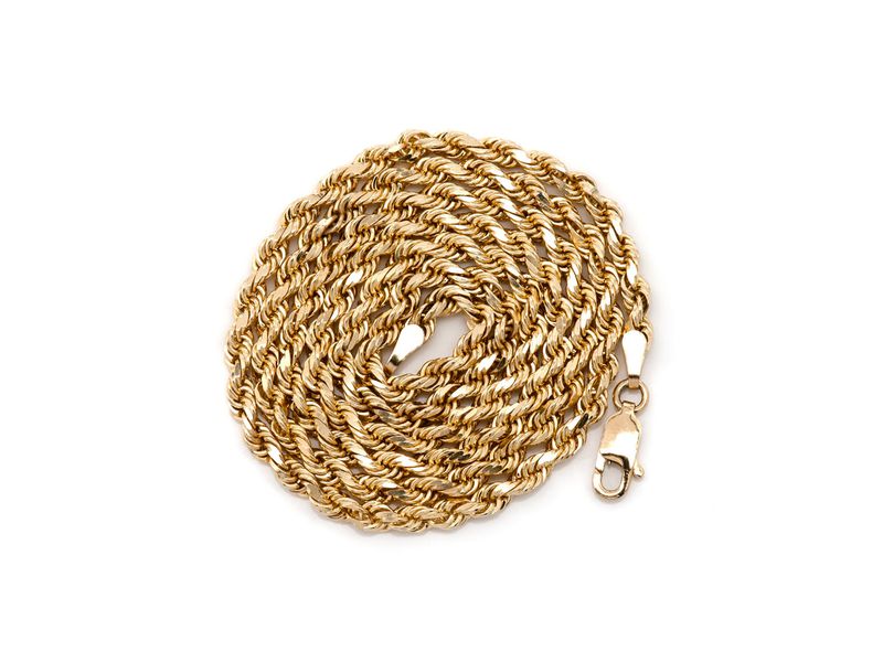 3mm 10K Hollow Rope Chain