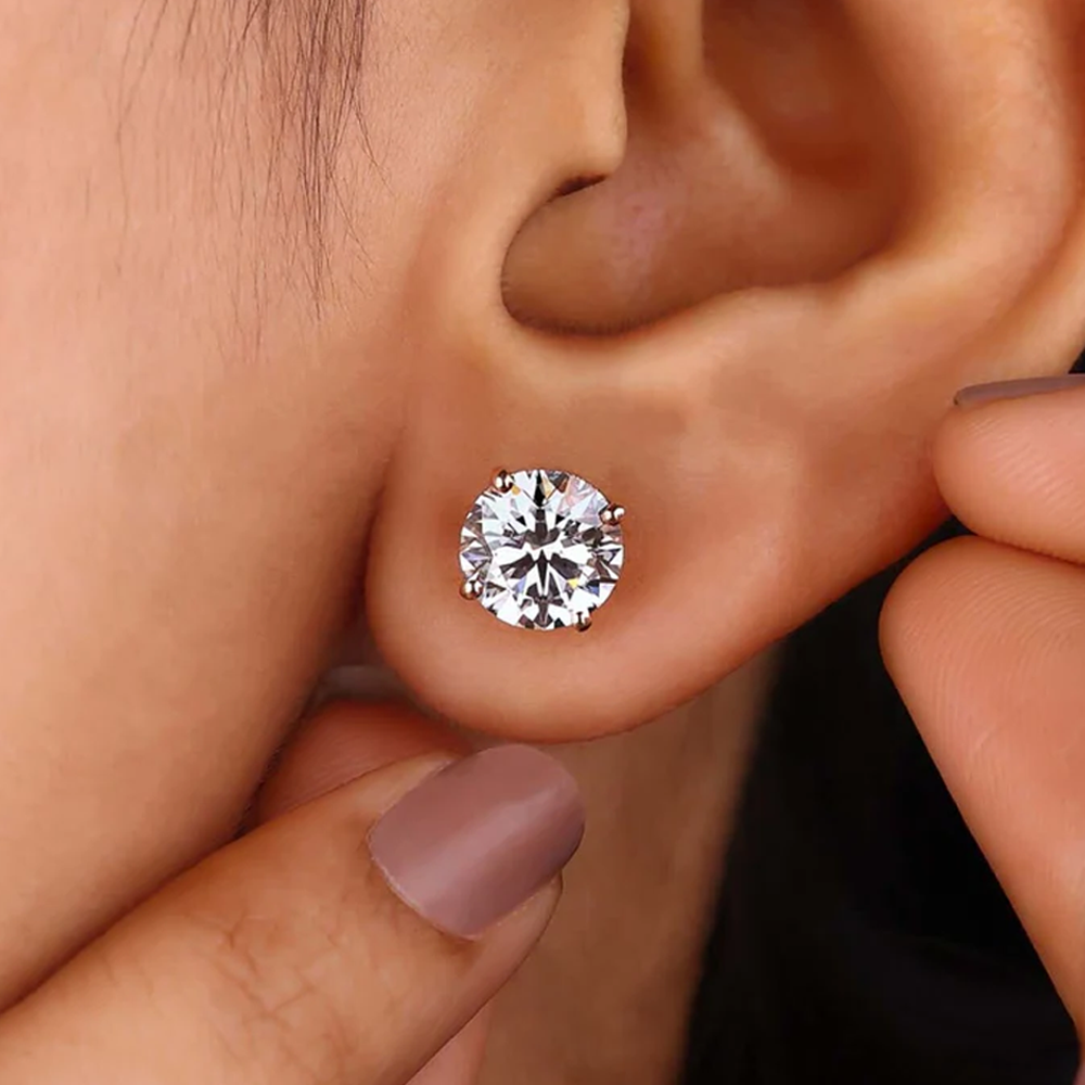 Natural Diamond Earrings
