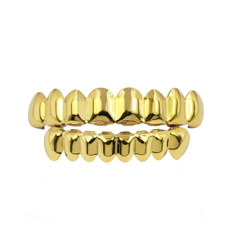 Solid White Gold Grillz