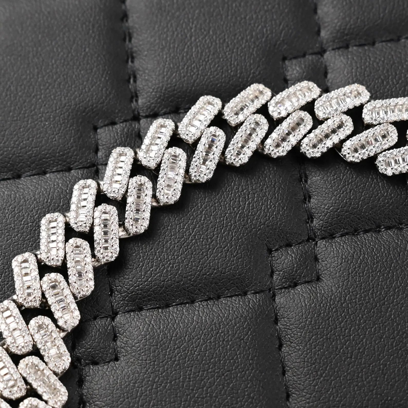 Iced Out Miami Cuban Bracelet [10 CTW] Moissanites in 925 Sterling Silver
