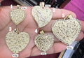 10K Heart Nugget Pendant | Appx. 3.4 - 8.2Grams