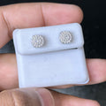 0.50 CTW Moissanite Layered Stud Earrings 925 Sterling Silver