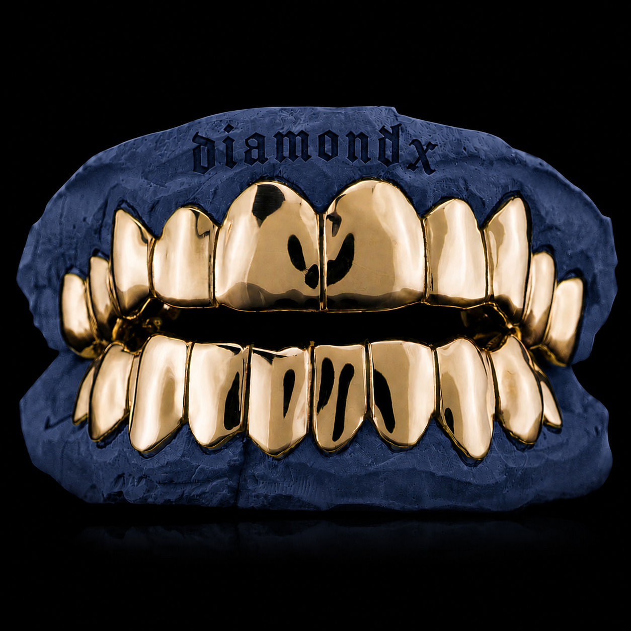 Solid White Gold Grillz
