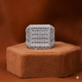 Men Moissanite Ring Iced Out Baguette [5.80 CTW] in 925 Sterling Silver