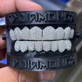 Custom Iced Out Moissanite Honey Comb Setting Grillz
