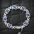 Butterfly Infinity Link Bracelet [4.10CTW] Moissanites in 925 Sterling Silver