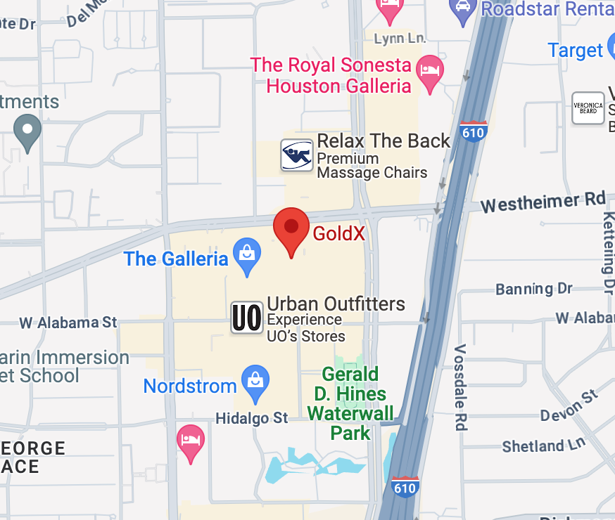 goldx galleria mall location