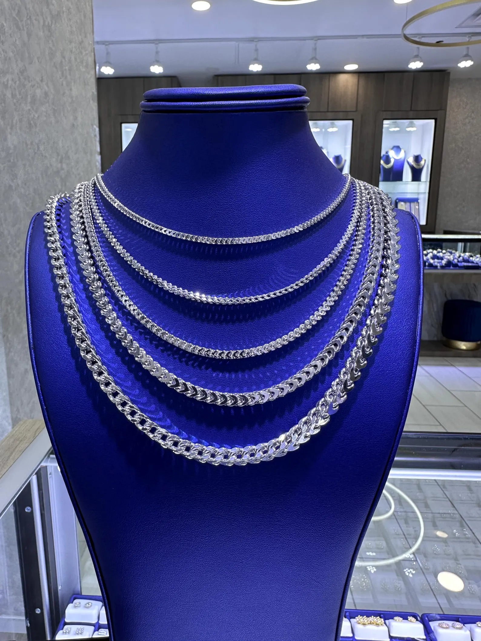 925 Sterling Silver Franco Chains