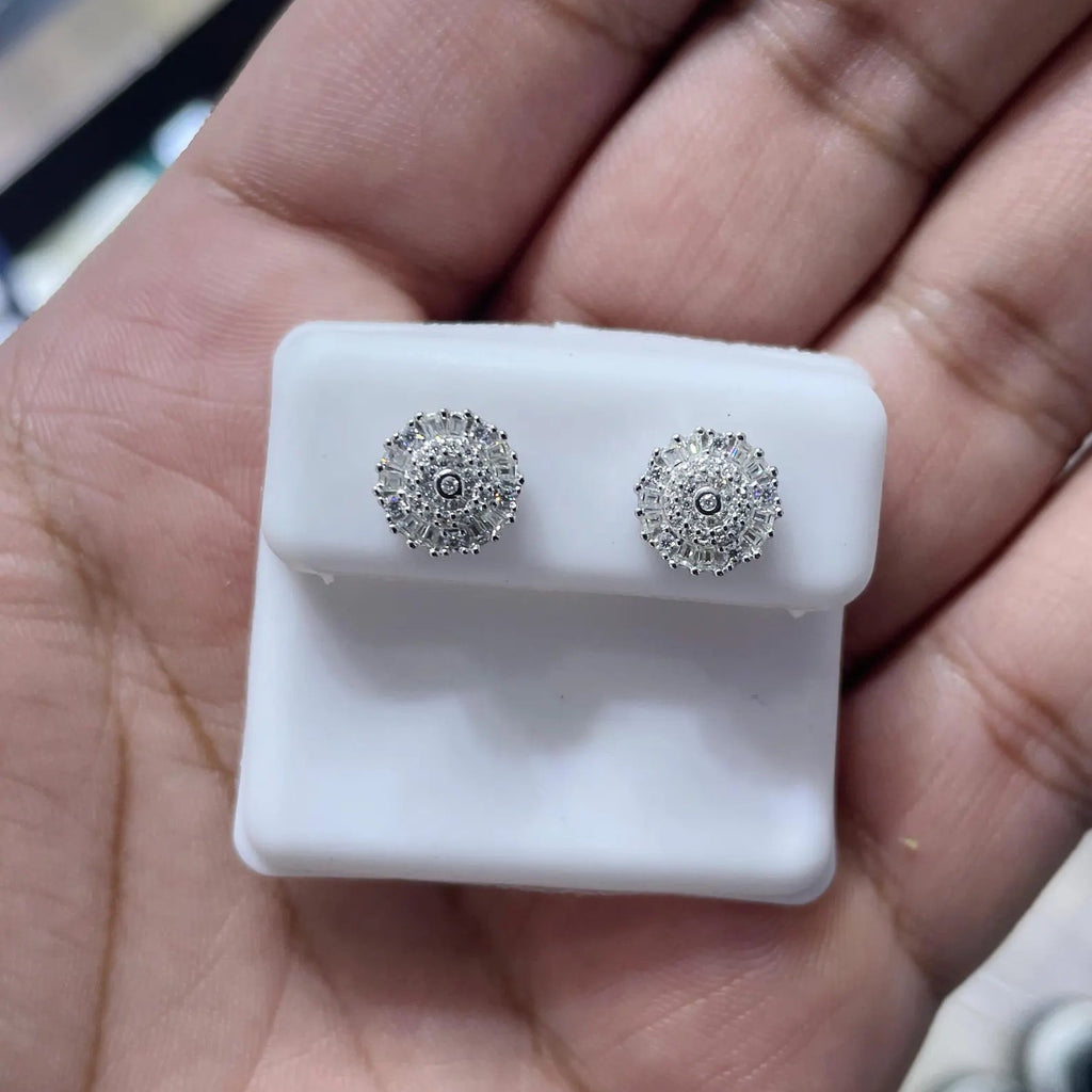 0.56 CTW Moissanite Classic Stud Earrings 925 Sterling Silver