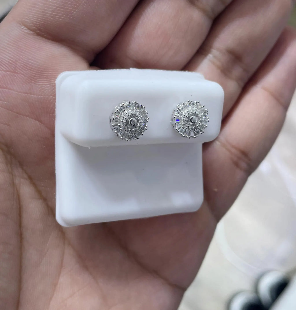 0.56 CTW Moissanite Classic Stud Earrings 925 Sterling Silver