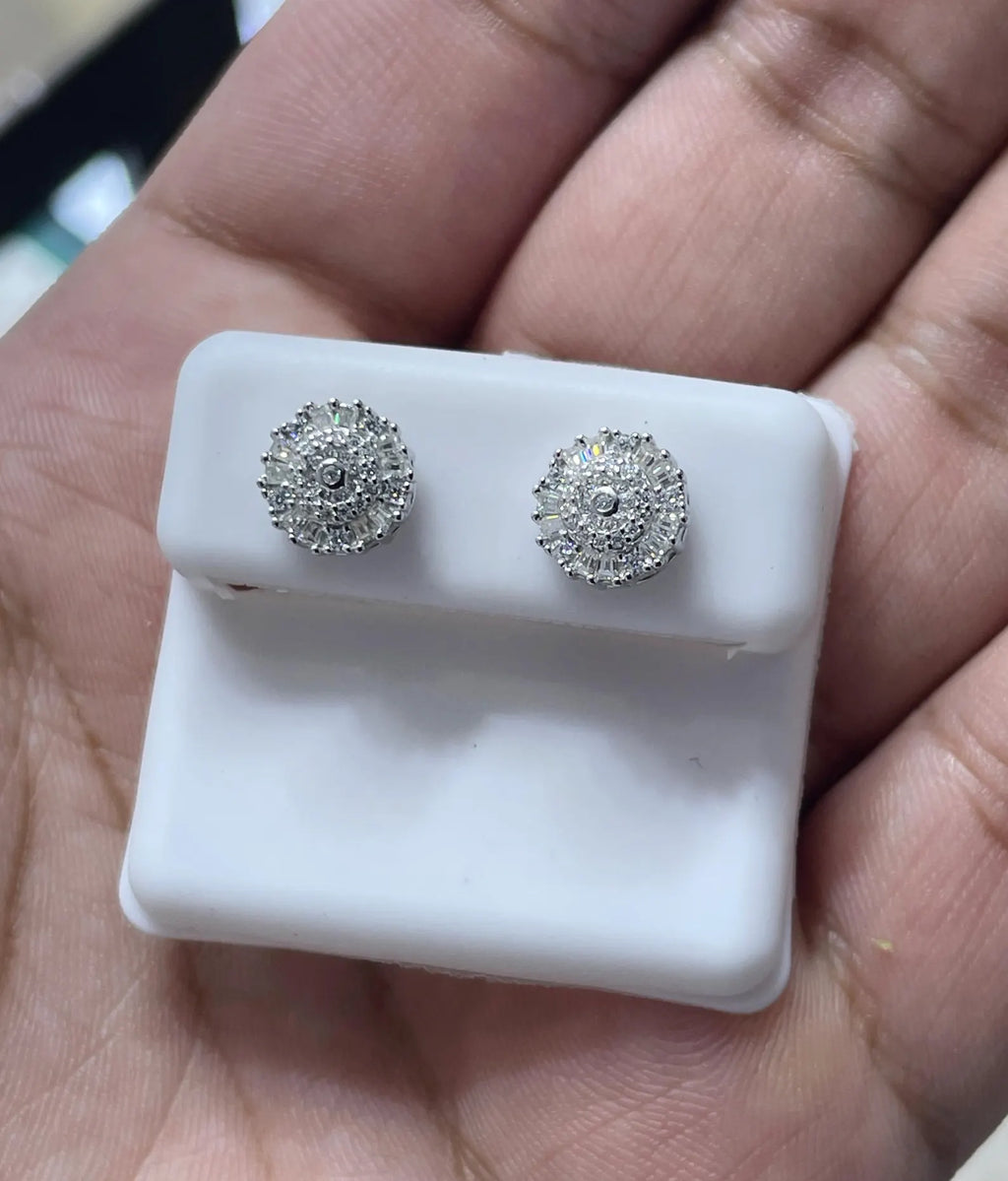 0.56 CTW Moissanite Classic Stud Earrings 925 Sterling Silver