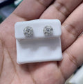 0.78 CTW Moissanite Classic Stud Earrings 925 Sterling Silver