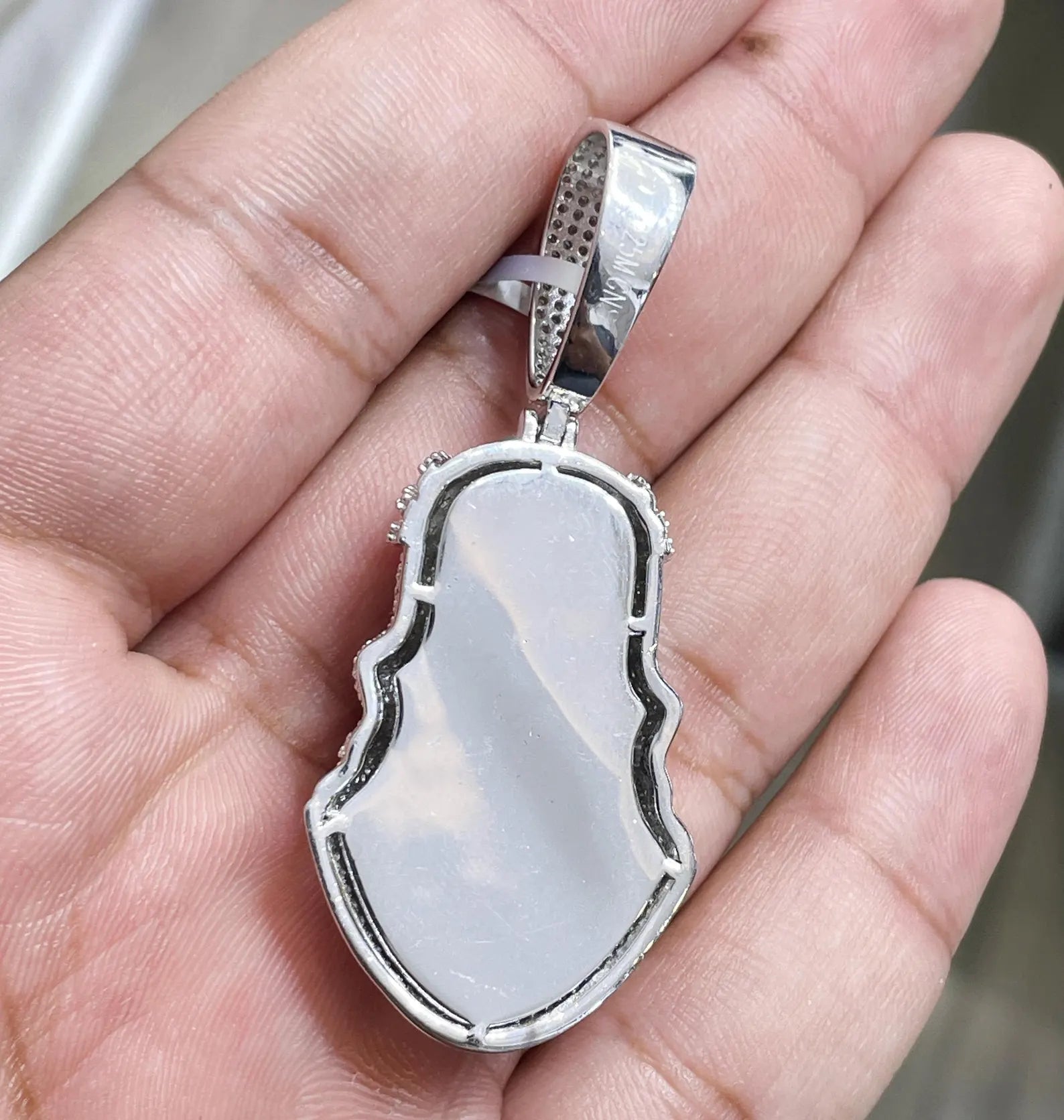 Jesus Face Pendant VVS1 Moissanite [4.51 CTW] 925 Sterling Silver