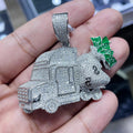 Custom Truck Money VVS1 Moissanite [5.48CTW] 925 Sterling Silver